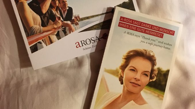 Unser Abschiedsgeschenk von A-ROSA Kreuzfahrten