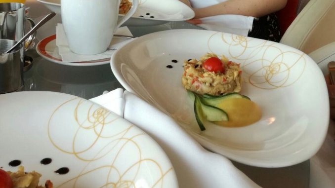 Frisches Rührei in der Café Lounge