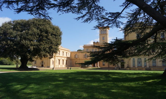 Der erste Blick auf Osborne House