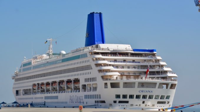 Die Oriana in Lissabon (2016).