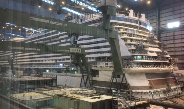 Norwegian Bliss in der Baudockhalle