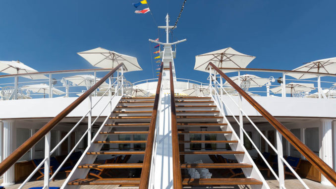 Die berühmte Treppe aus dem ZDF-Traumschiff