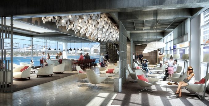 Lichtdurchflutete Bereiche für Suitengäste im neuen Terminal. Foto: Celebrity Cruises