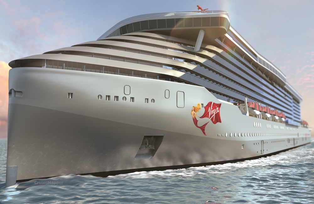 Das Design der Lady Ships ist von Superyachten inspiriert. Grafik: Virgin Voyages