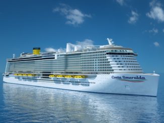Die Costa Smeralda soll im Oktober 2019 abgeliefert werden. Grafik: Costa Crociere