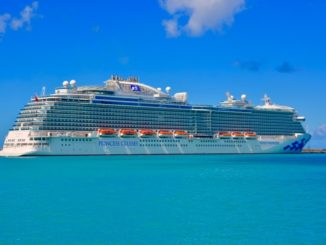 Die Royal Princess von Princess Cruises in Bridgetown/Barbados