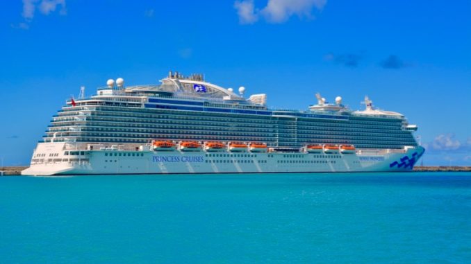 Die Royal Princess von Princess Cruises in Bridgetown/Barbados