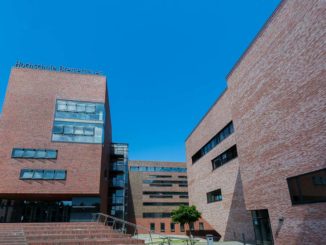 Die modernen Gebäude der Hochschule Bremerhaven