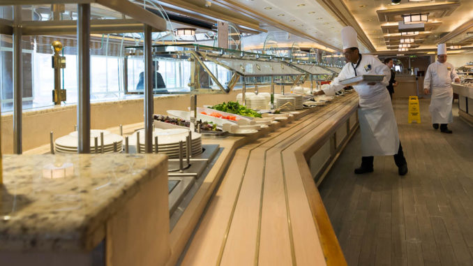 Auswahl im Buffetrestaurant