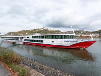 Die MS Rhein Melodie in Koblenz