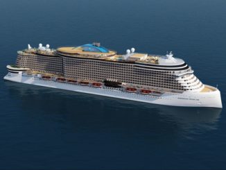 So sollen die Schiffe der Leonardo-Klasse aussehen. Grafik: Norwegian Cruise Line