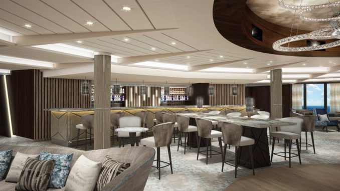 Die Rendezvous Lounge. Grafik: Celebrity Cruises