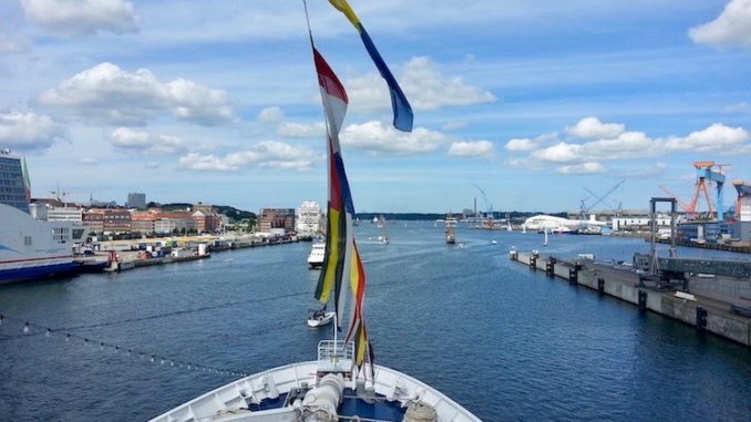 Während der Kieler Woche an Bord der MS Astor