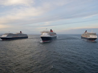 Die Cunard-Flotte. Foto: James Morgan