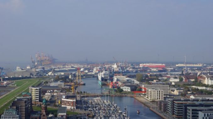 Ausblick auf Bremerhaven