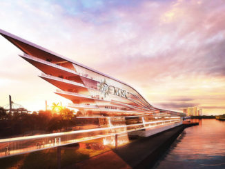 So soll das neue MSC Terminal in Miami aussehen. Grafik: MSC Cruises