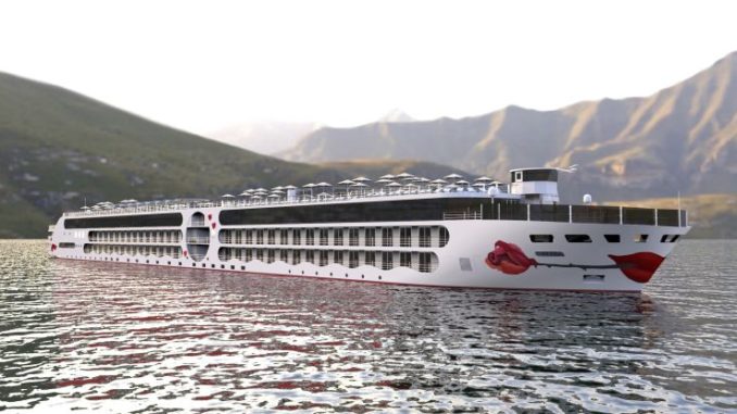Das geplante EMotion Ship für den Rhein. Grafik: A-ROSA Flussschiff GmbH