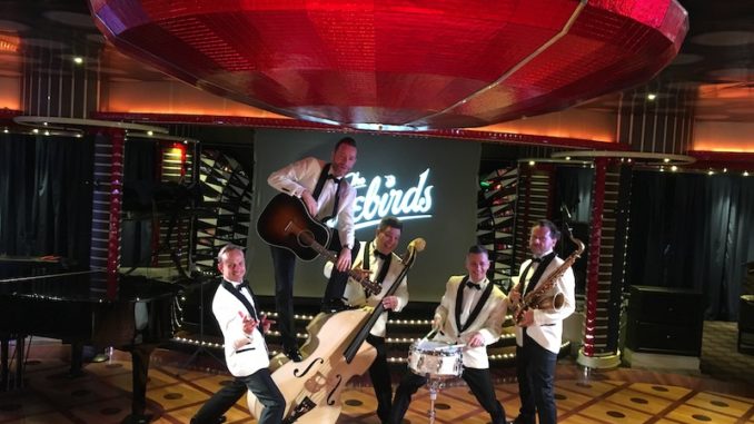 Erste Rock’n’Roll Cruise im Mittelmeer mit der Band Firebirds. Foto: Costa
