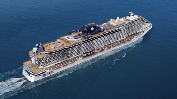 Die MSC Seashore ist nun buchbar. Grafik: MSC Cruises