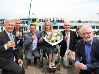 Taufe des barrierefreien Flusskreuzfahrtschiffes MS Viola