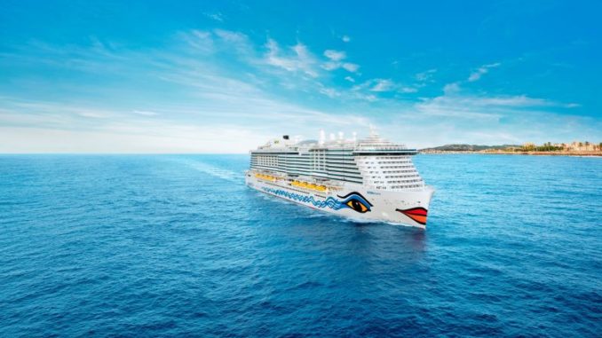 Das weltweit erste reine LNG Kreuzfahrtschiff: die AIDAnova. Foto: AIDA Cruises