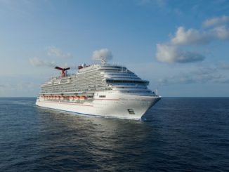 Carnival Panorama auf Probefahrt. Foto: Carnival Cruise Line