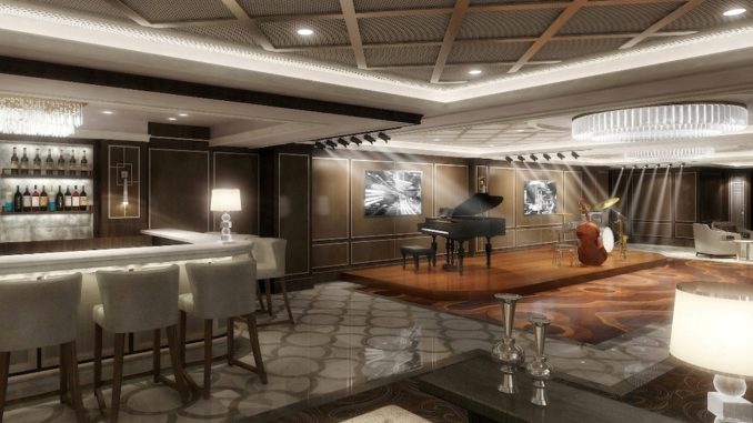 Take 5 heißt die erste Jazz-Lounge bei Princess Cruises. Grafik: Princess