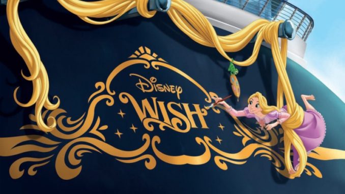 Disney Wish ist der Name des fünften Disney-Kreuzfahrtschiffes. Grafik: Disney