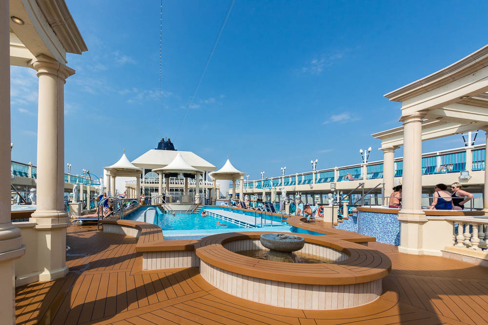 Pooldeck der Norwegian Spirit