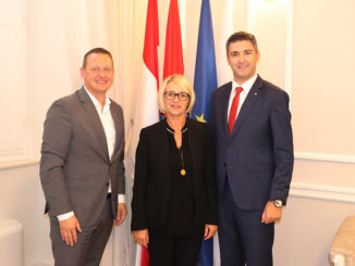 Felix Eichhorn, Jelka Tepsic, Mato Frankovic. Foto: AIDA Cruises