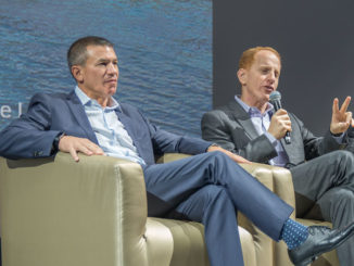 Andy Stuart (links) und Harry Sommer auf der Norwegian Bliss