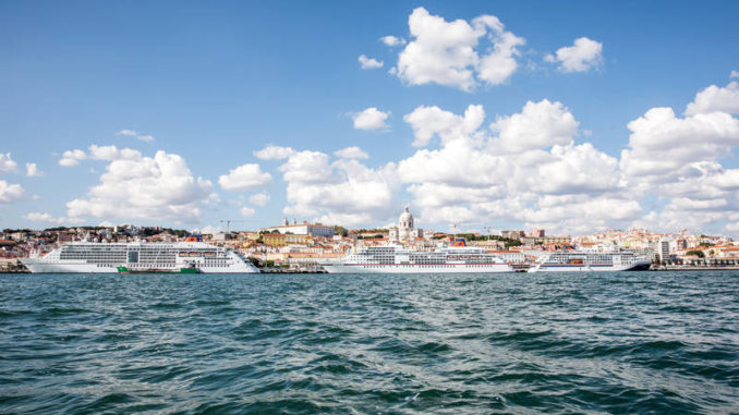 Hapag Lloyd Schiffstreffen in Lissabon. Foto: Susanne Baade/ Hapag Lloyd Cruises