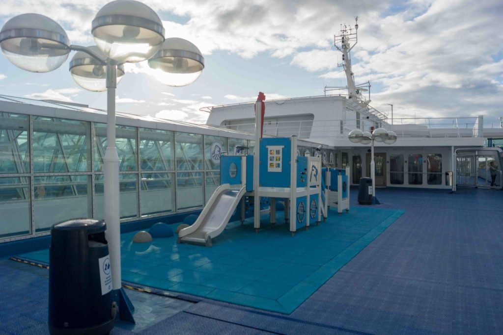 Oberdeck der Silja Symphony