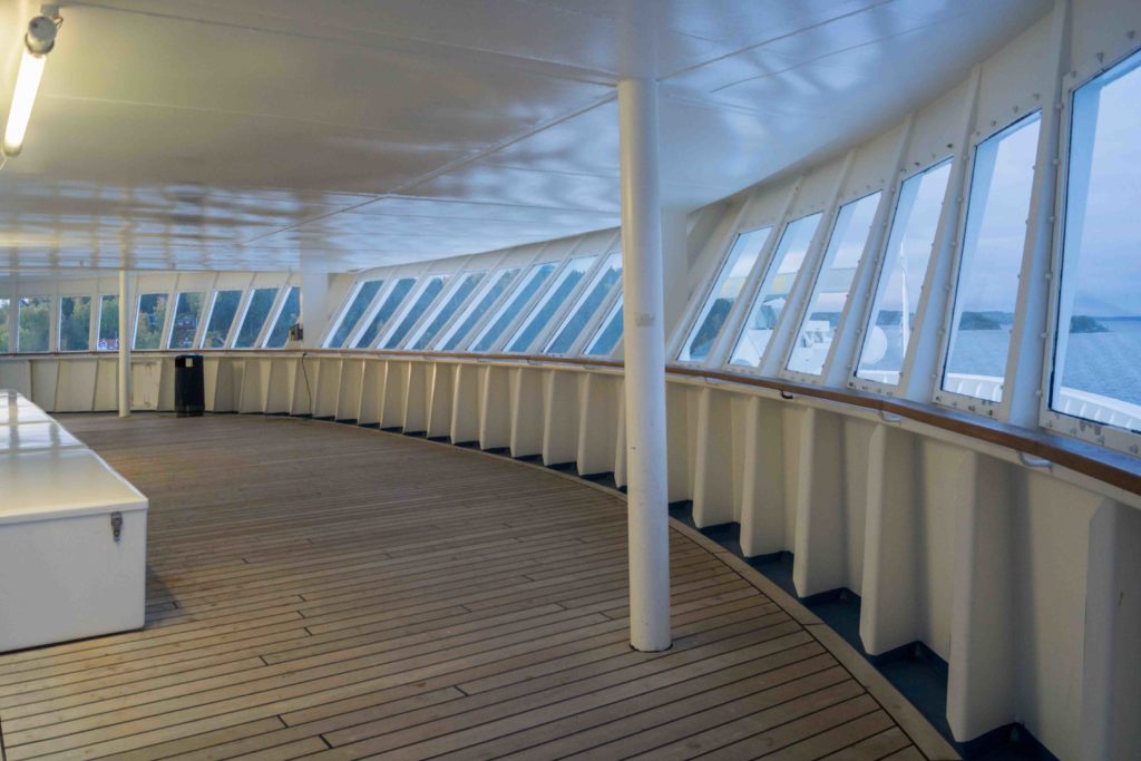 Panoramafenster nach vorne