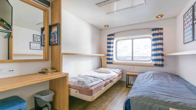 Unsere Kabine auf der Silja Symphony