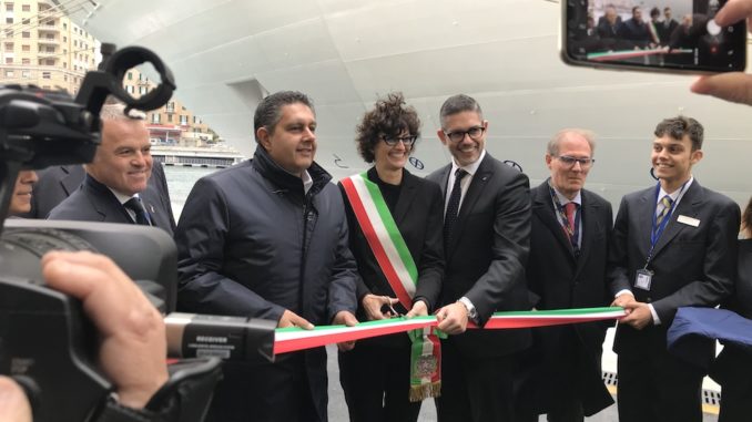 Offizielle Eröffnung der modernisierten Kaianlage des Kreuzfahrtterminals in Savona. Foto: Costa