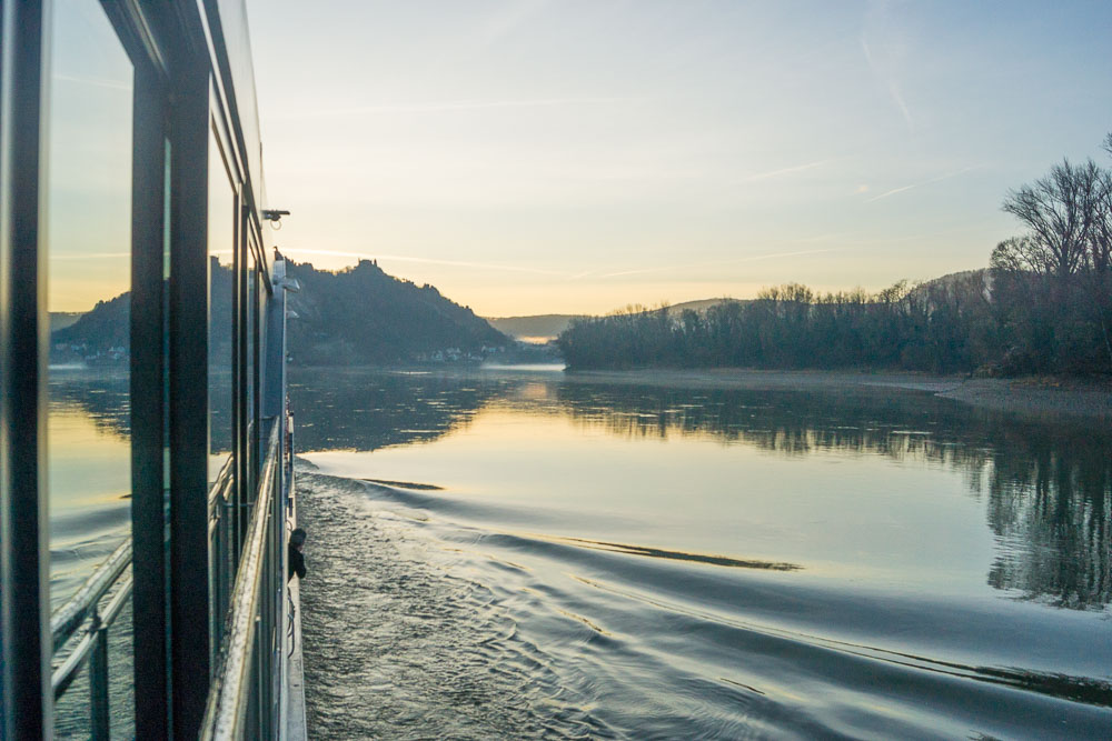 Unterwegs auf der goldenen Donau