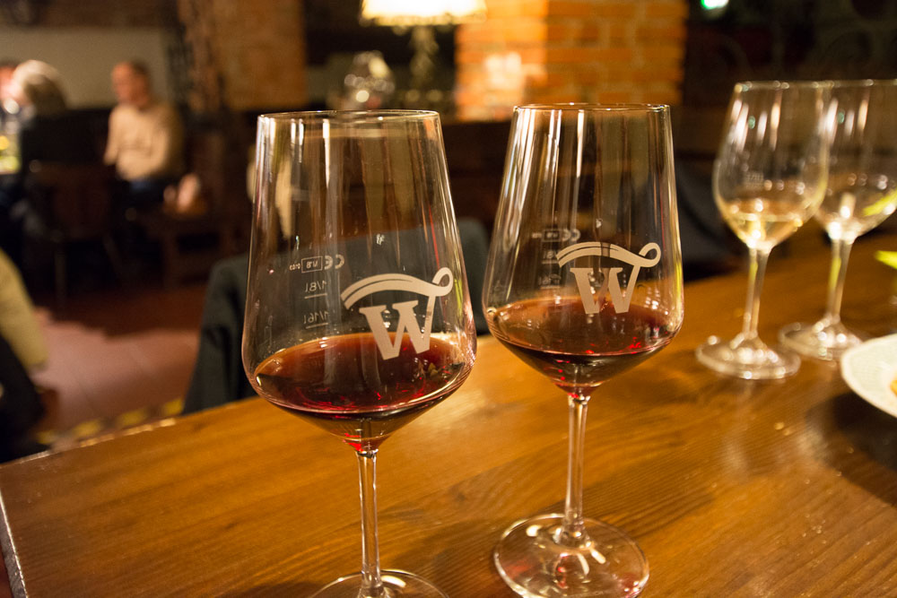 Abendliche Weinprobe im Wachauer Hof