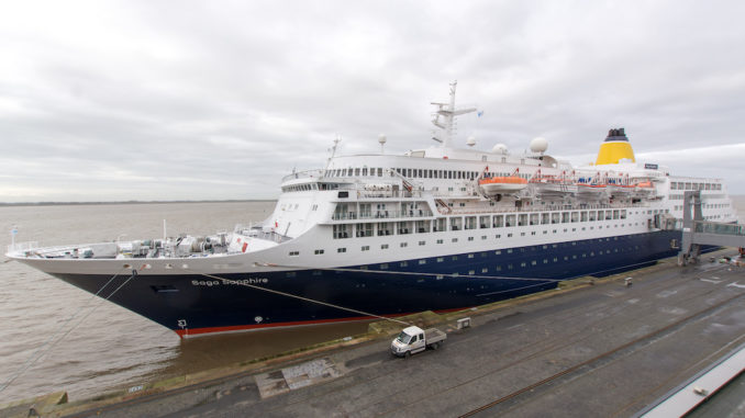 Saga Sapphire 2017 in Bremerhaven