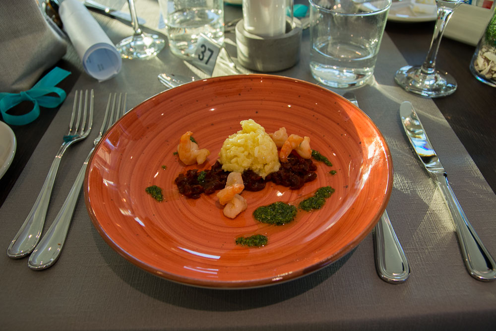 Risotto als zweiten Gang