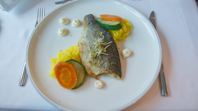 Fisch im Hauptrestaurant