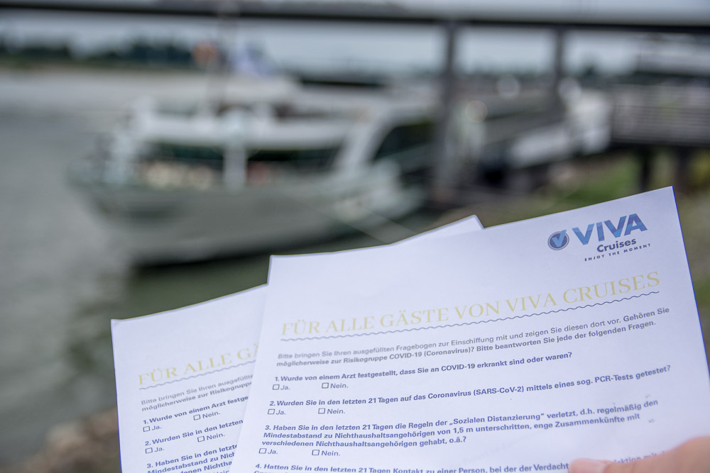 VIVA Cruises Gesundheitsfragebogen