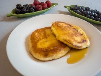 Frische Pancakes zum Frühstück schmecken immer gut!