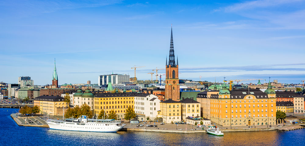 Ausblick auf Stockholm