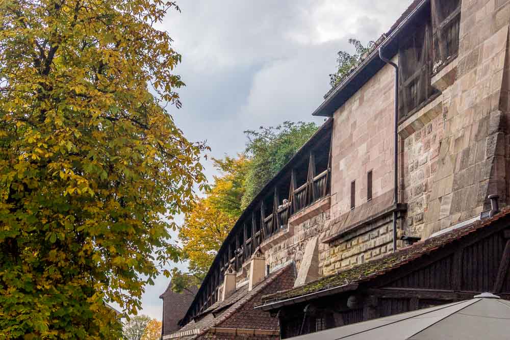 Die alte Stadtmauer am Tiergärtnertor