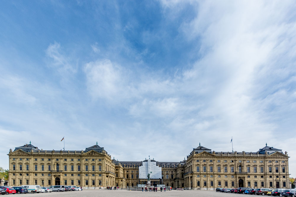 Die Würzburger Residenz in ganzer Pracht