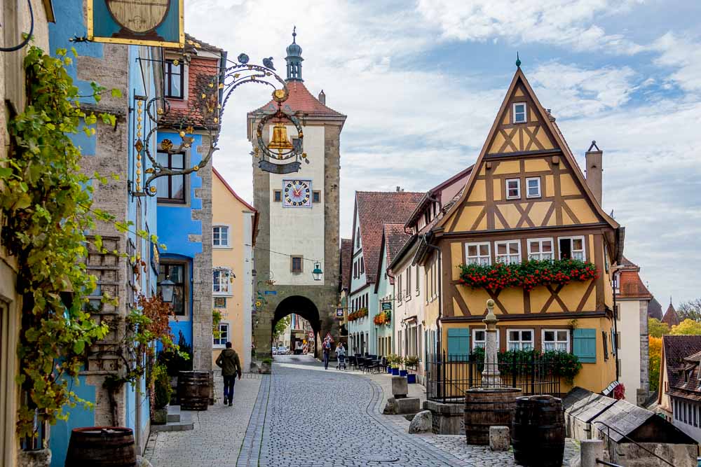 Das Plönlein in Rothenburg ob der Tauber