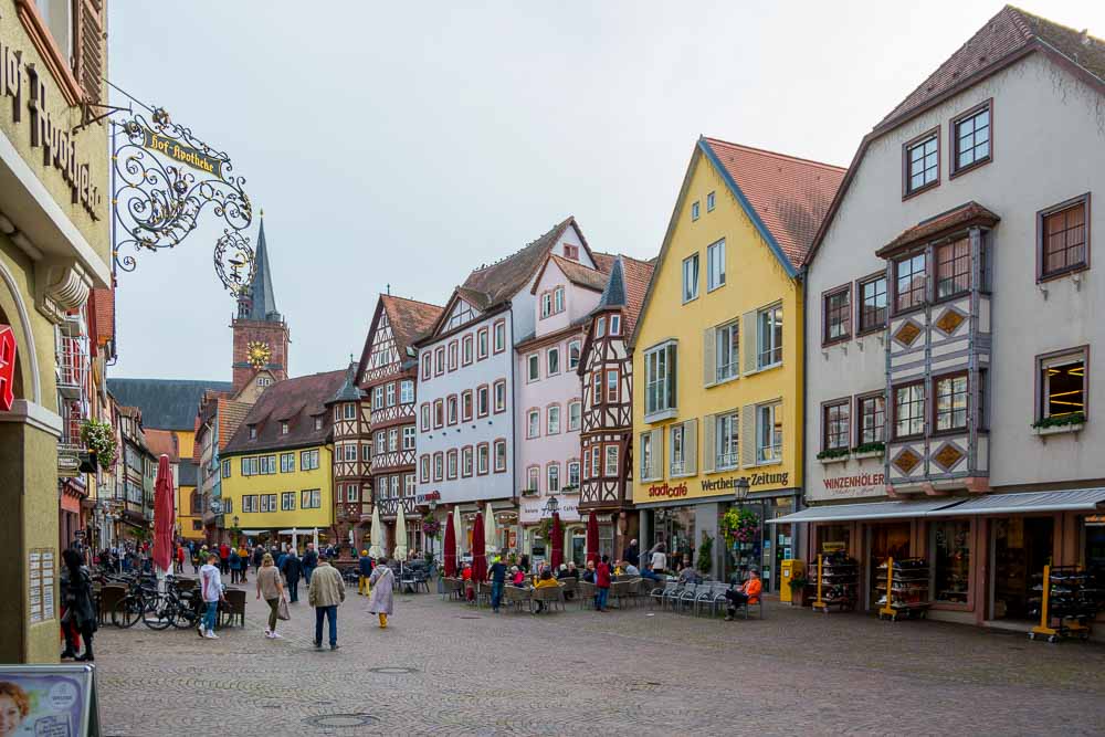 Der Wertheimer Marktplatz