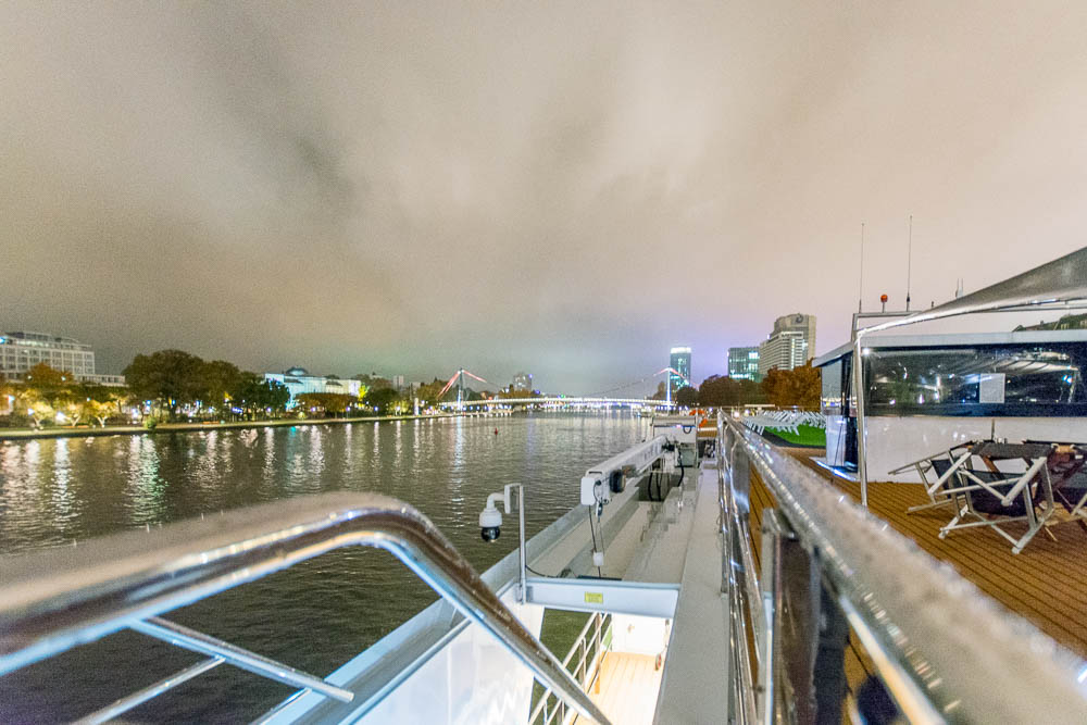 Abschied von Frankfurt und der River Voyager